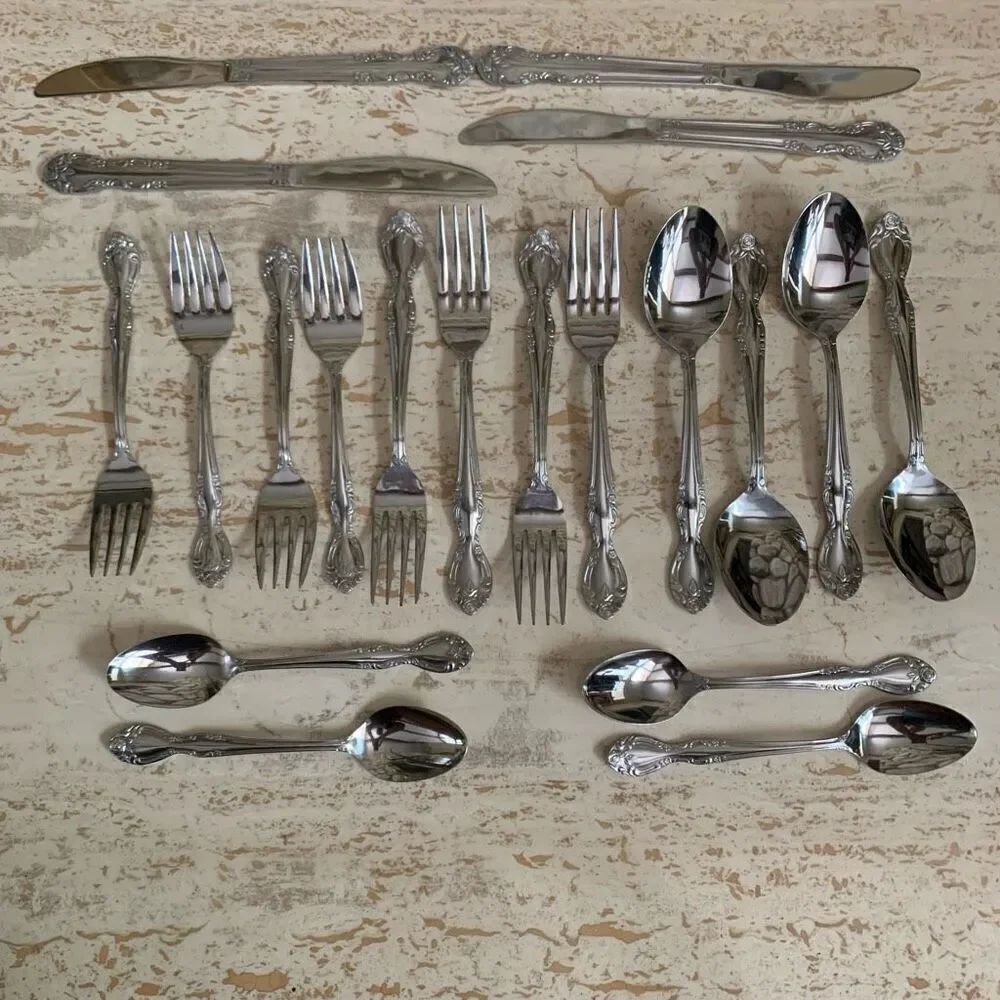 The Cellar Japan 20 piece stainless flat ware set